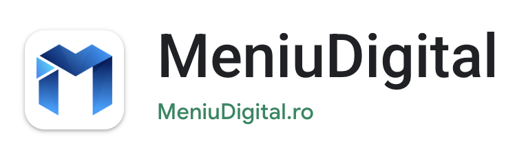 MeniuDigital în App Store și Google Play